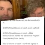 Documentos indicam acordo de US$ 5 milhões ligado à criptomoeda promovida por Milei