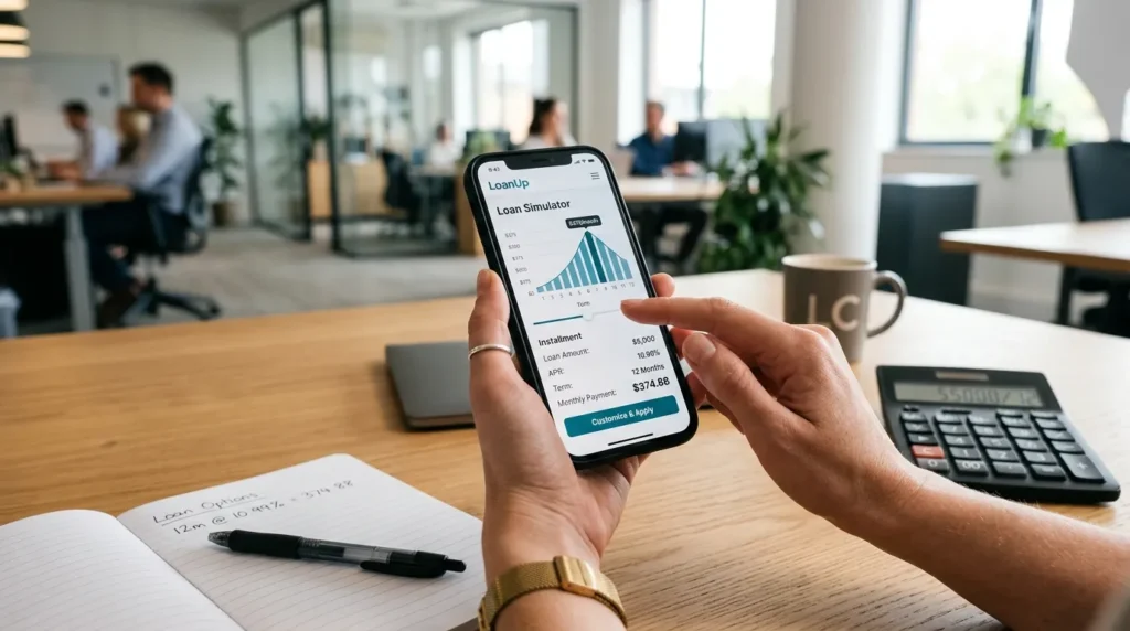 empréstimo pessoal online simulação no celular